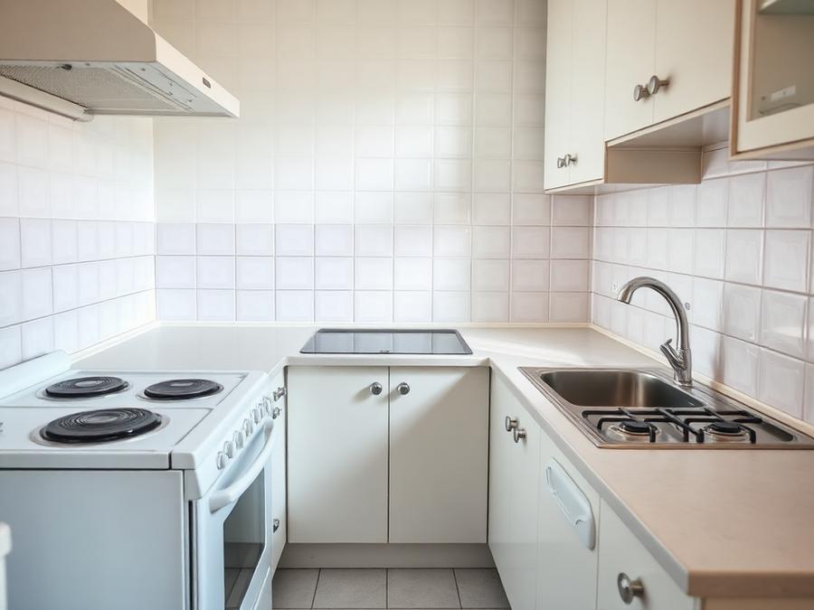 Konyha nagytakarítás kiürítés után – állapot a munka után